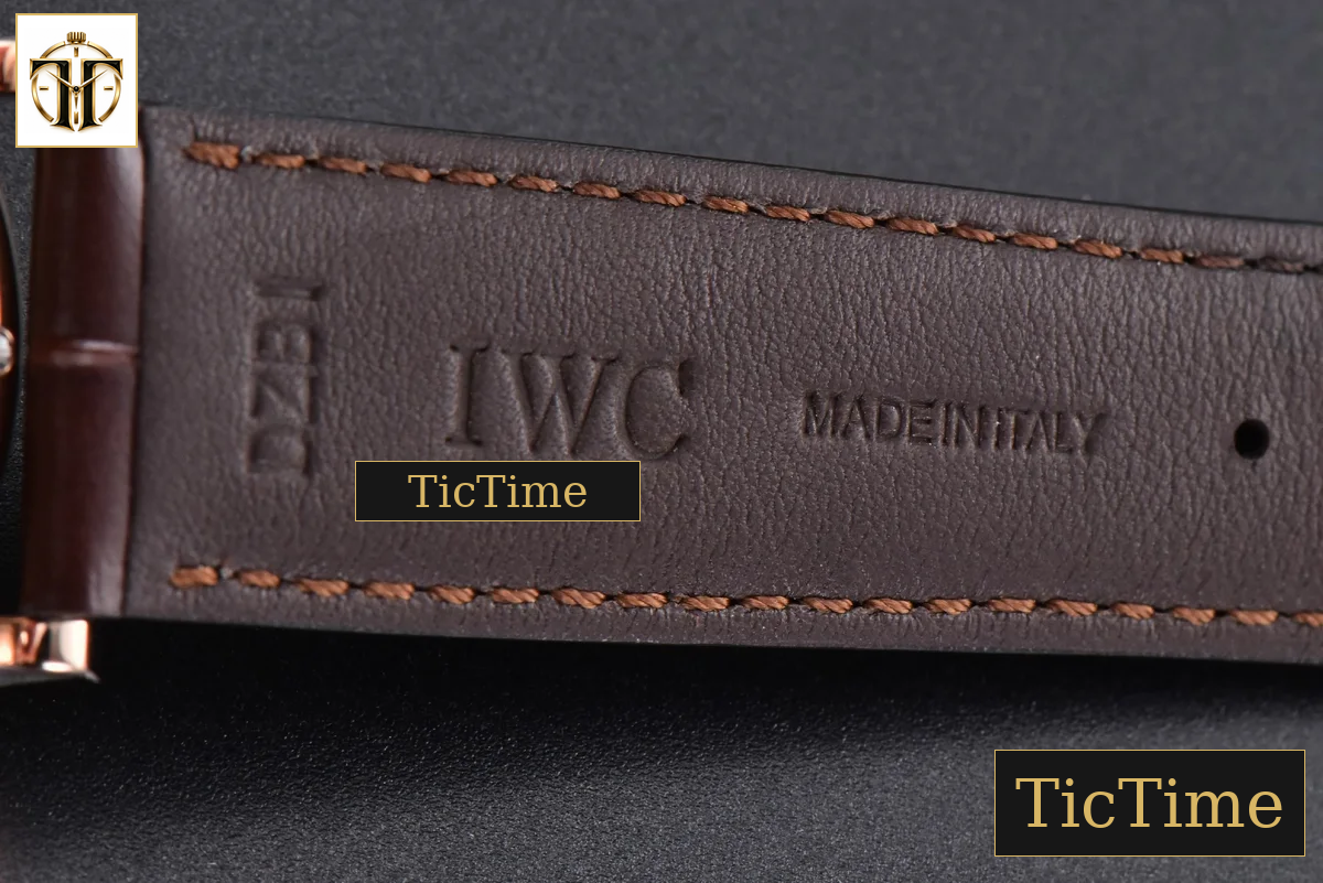 Portofino 40mm V7F RG Blue Dial RG Marker Brown Leather Strap A2892 — foto 25