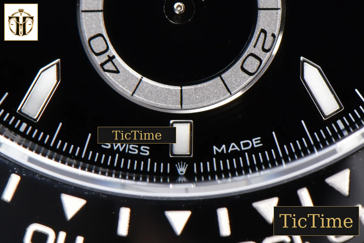Daytona 904L 126500 40mm Clean Factory Black Dial Black Bezel SS Bracelet DD4131 — foto 10