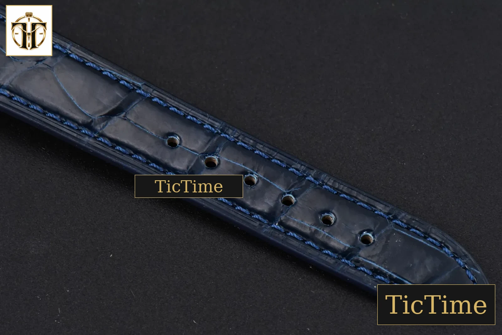 Happy Sport Automatic 33mm HWF RG/SS White Dial Blue Leather Strap A2892 — foto 17