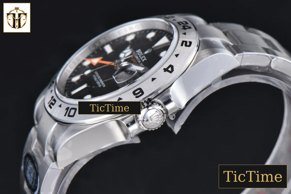 Explorer II 904L 226570 42mm Clean Factory Black Dial SS Bracelet CHS DD3285 — foto 11