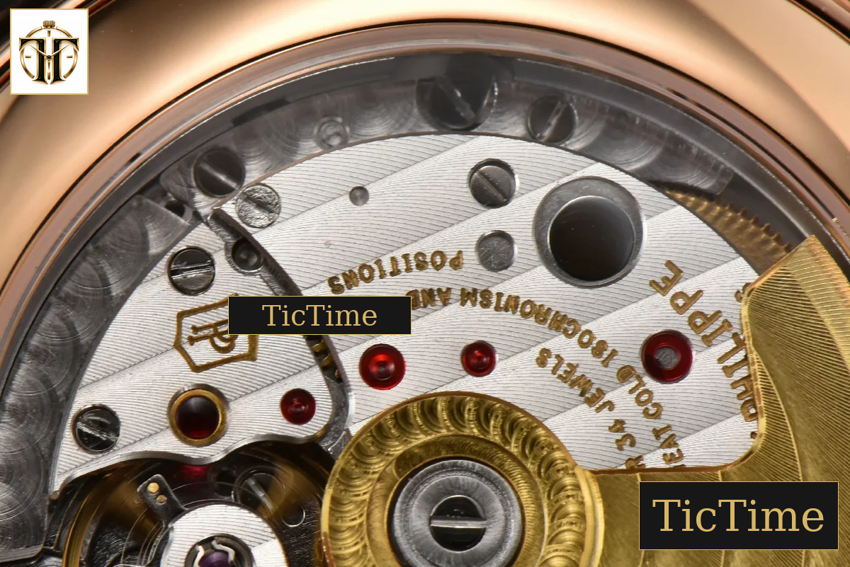 Annual Calendar Moonphase 5396 38.5mm ZF RG Blue Stick Dial Blue Leather Strap MY9015 — foto 19