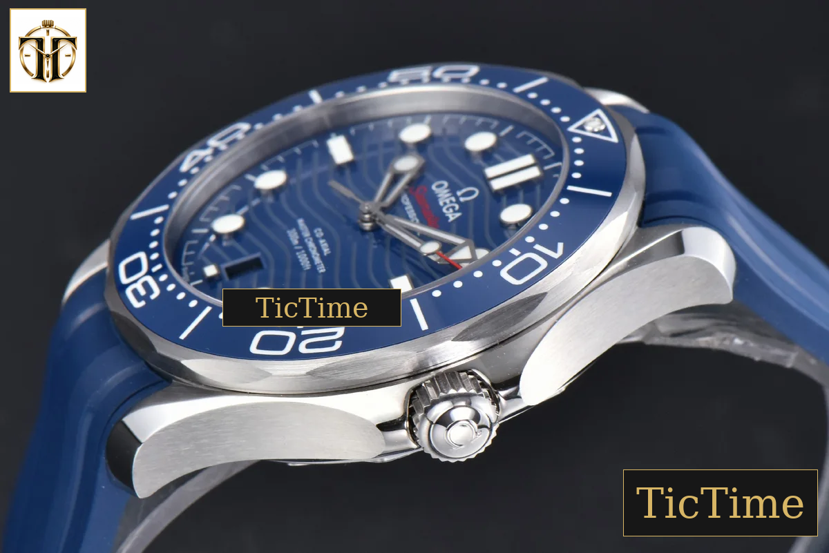 Seamaster Diver 300M 42mm ZF Blue Ceramic Blue Dial Blue Rubber Strap A8800 — foto 10