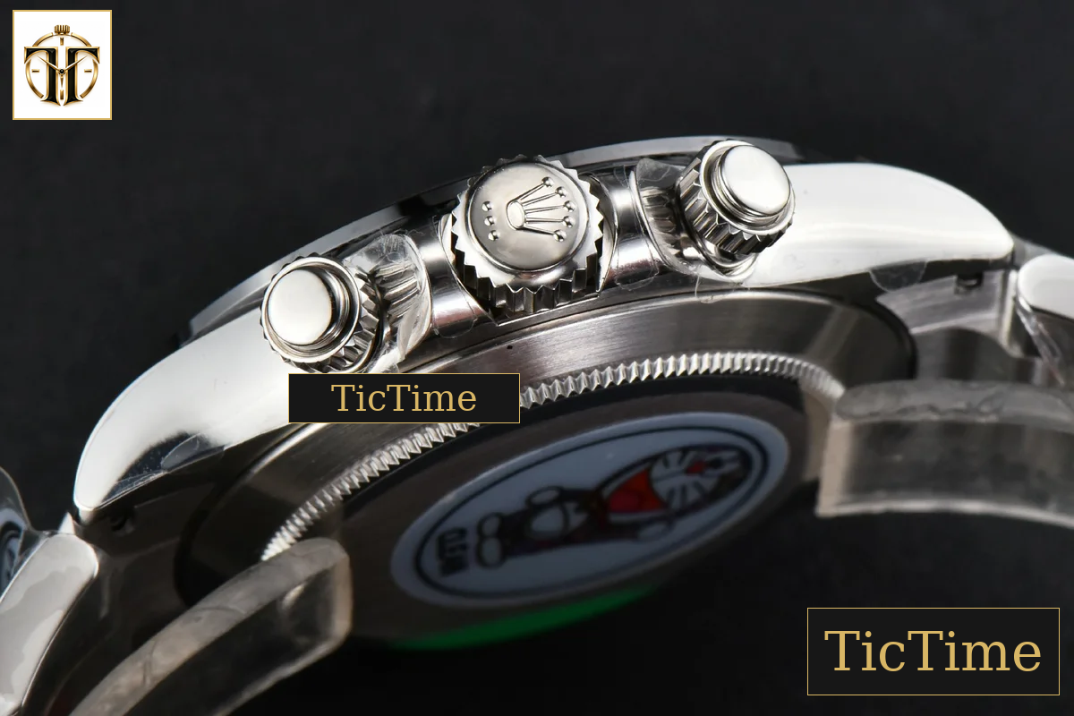 Daytona 116500 Clean Factory Black Ceramic Black Dial SS Bracelet A4130 — foto 17
