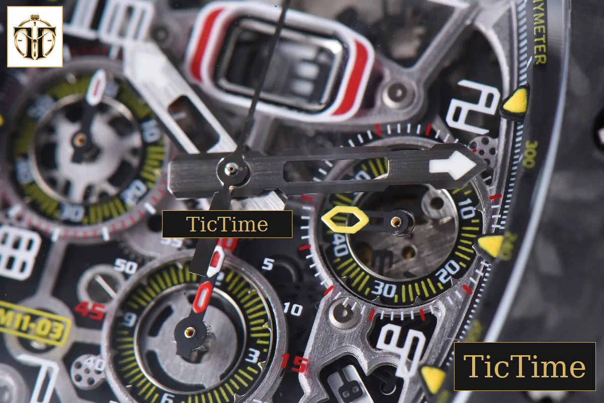 NTPT Chrono RM011 KVF Skeleton Dial Green Camo Rubber Strap V2 A7750 — foto 9