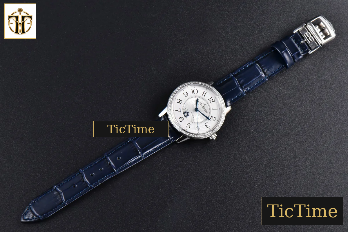 Rendez-Vous Night & Day 34mm APSF Diamond White Textured Dial Blue Leather Strap A898 — foto 32