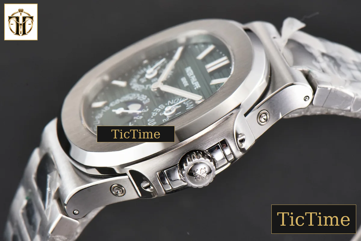 Nautilus 5740 40mm TWF Green Dial SS Bracelet A240 — foto 11
