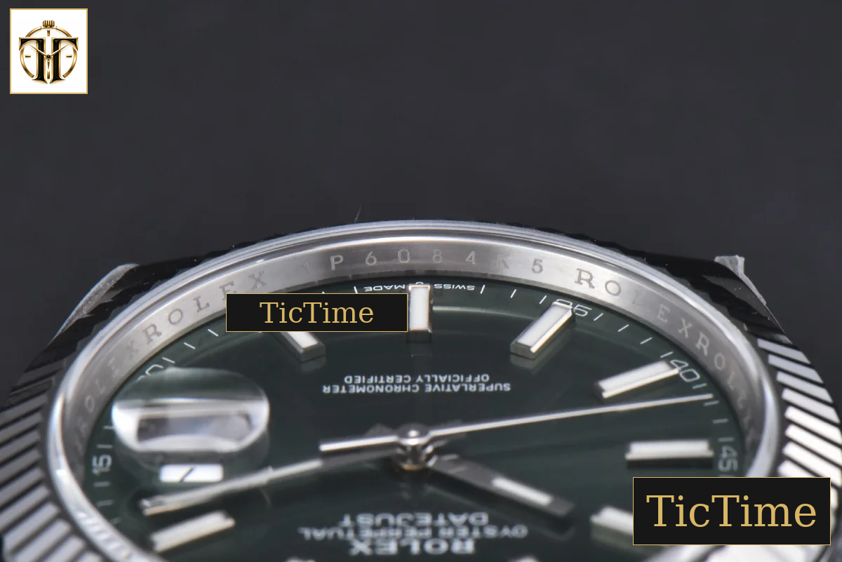 DateJust 904L Mint 126334 41mm Clean Factory Green Dial Oyster Bracelet VR3235 — foto 14