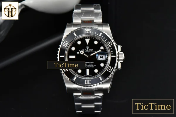 Foto frontal — Submariner LN 126610 41mm GMF Black Ceramic Black Dial SS Bracelet VR3235