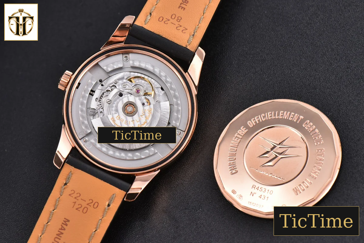 Transocean Day & Date 43mm V7F RG Black Dial Black Leather Strap CA145 — foto 20