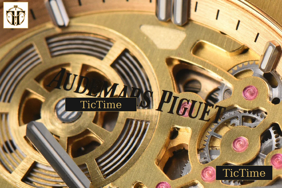 Royal Oak 16204 39mm ZF YG Skeleton Dial YG Bracelet A7124 — foto 6