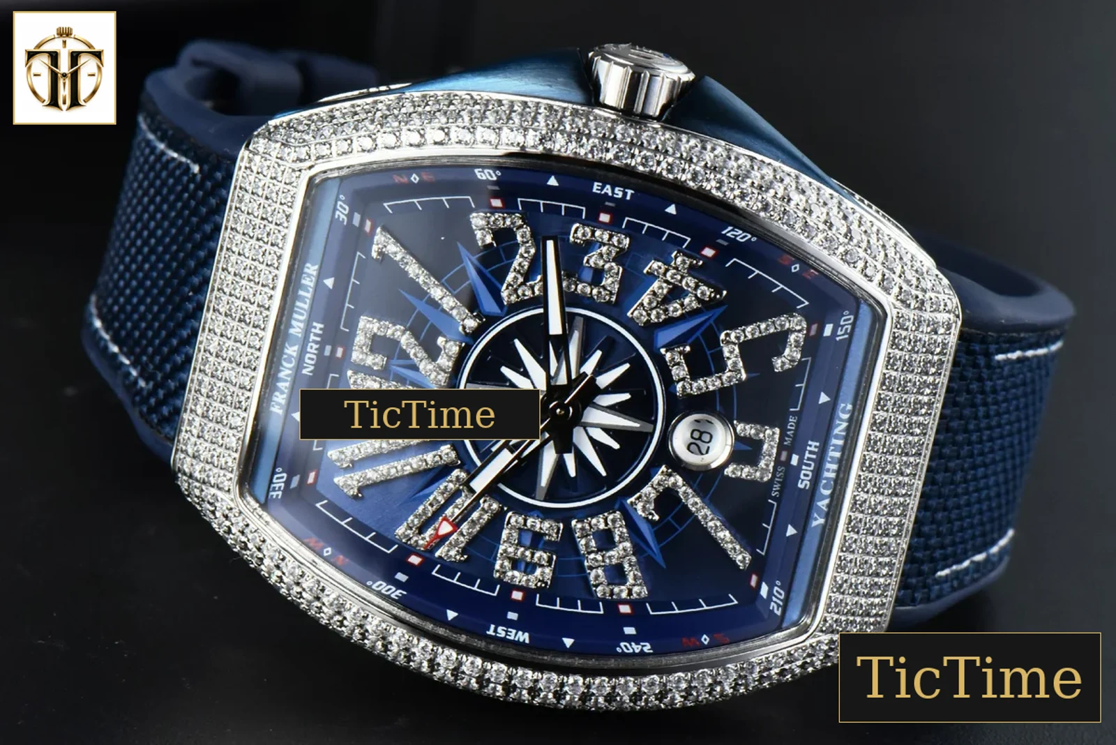 Vanguard V45 45mm ABF Diamond Blue Dial Blue Rubber Strap MIYOTA 9015 — foto 12