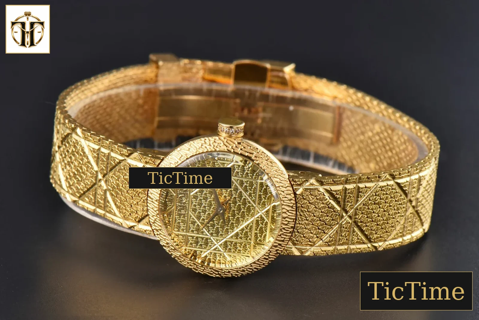 La D My Dior 25mm K11F Gold Dial Quartz — foto 9