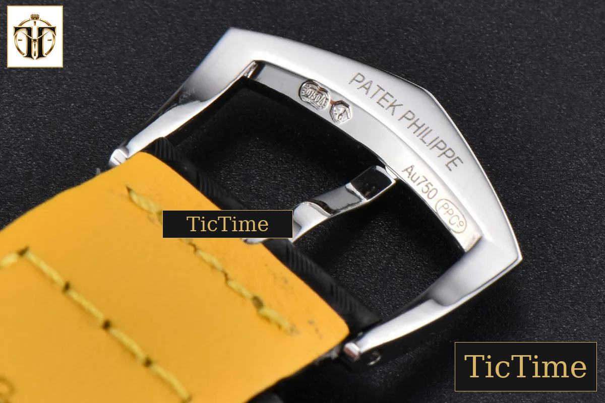 Calatrava 6007G 40mm ZF Black Dial Yellow Hand Nylon Strap 9015 — foto 28