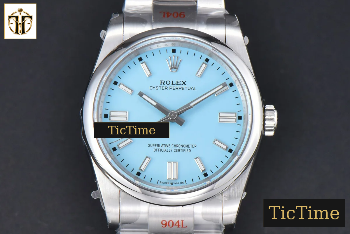 Oyster Perpetual 904L 126000 36mm GMF Tiffany Blue Dial SS Bracelet VR3230 — foto 2