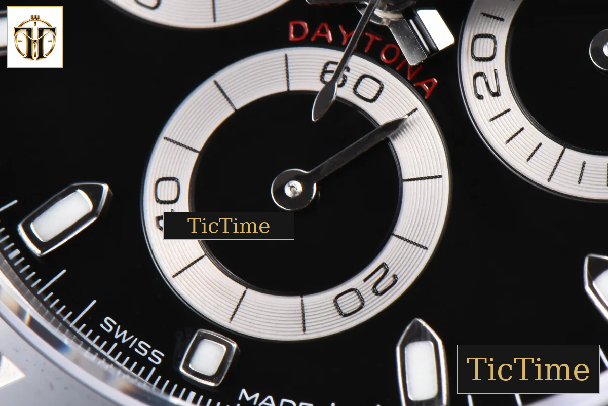 Daytona 116500 ZF SS Black Dial SS Bracelet SA4130 — foto 9