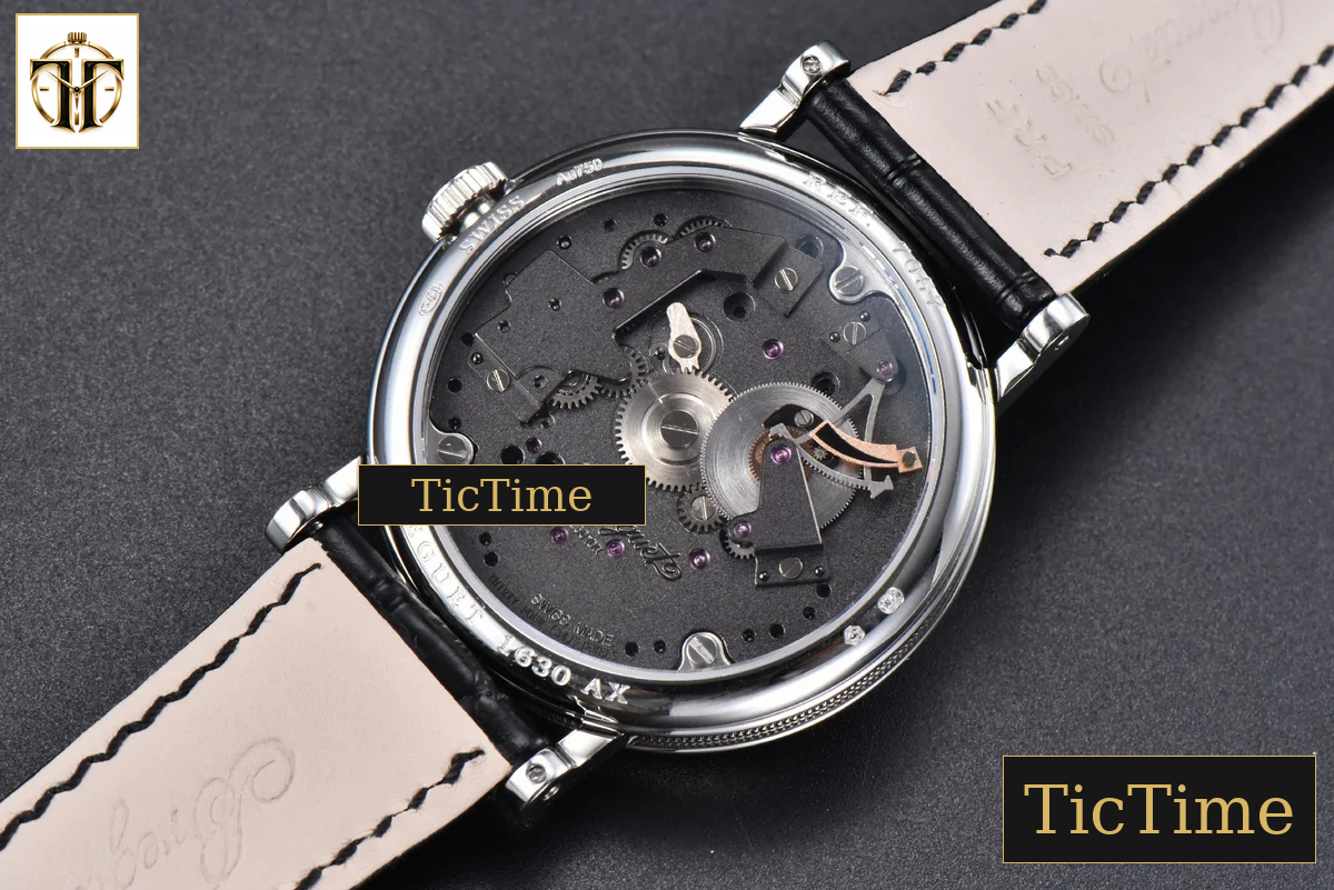 Tradition 7057BB 40mm ZF Gray Dial Black Subdial Black Leather Strap A505 — foto 16