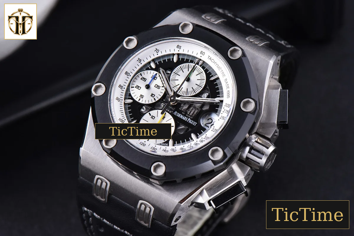 Royal Oak Offshore Ruben Barrichello II 44mm JF Skeleton Dial Black Leather Strap V2 A3126 — foto 5