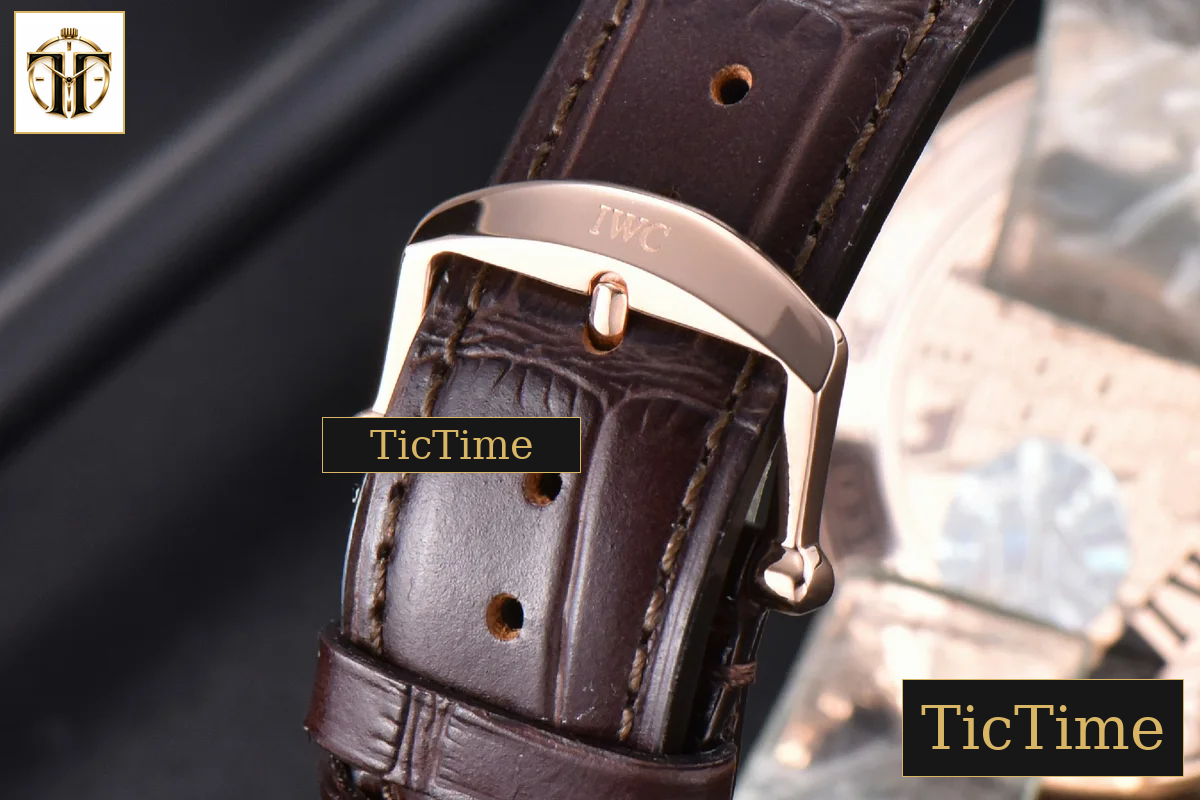 Portofino ‘150 Years’ 40mm V7F RG Gray Dial RG Markers Brown Leather Strap / A2892 — foto 25