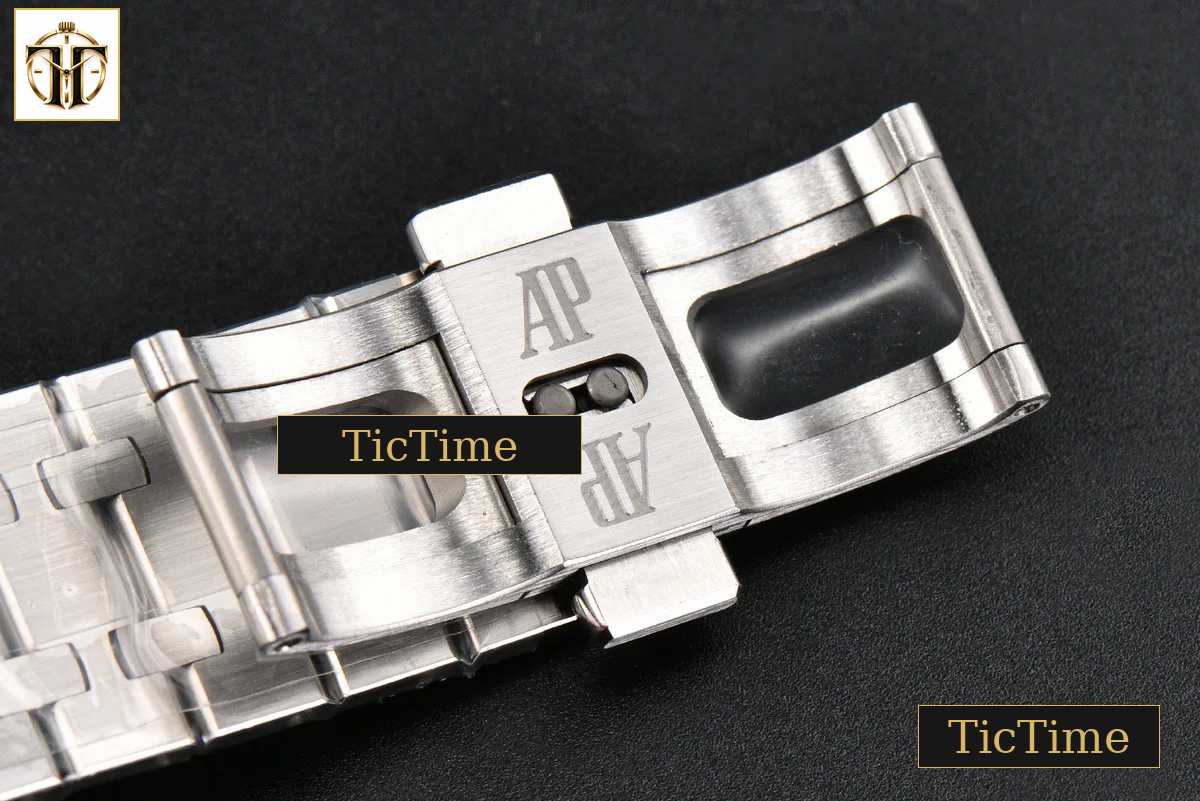 Royal Oak ’50th Anniversary’ 15510 41mm ZF Ice Blue Dial Diamond Marker SS Bracelet SA4302 — foto 33