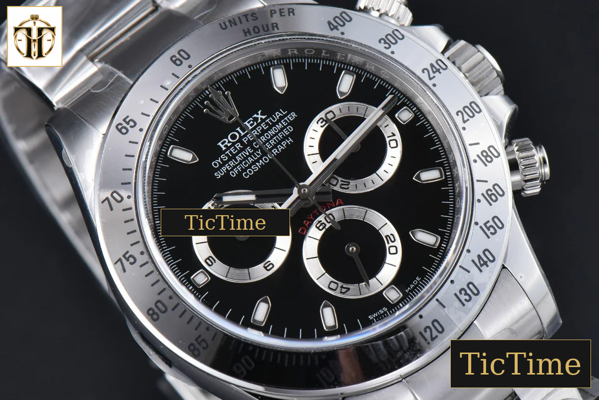 Daytona 904L 116520 40mm Clean Factory Black Dial 4130 — foto 16