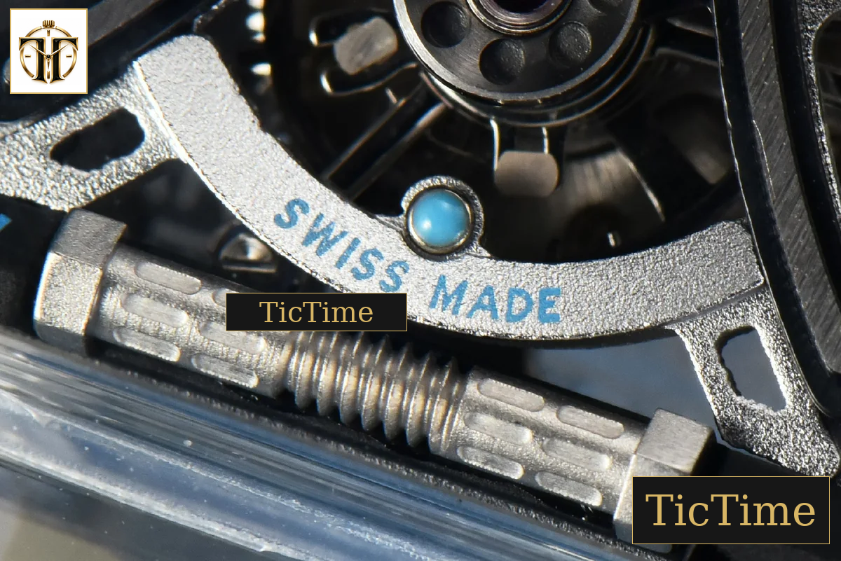 Transparent Case Tourbillon RM053-02 44.5mm JBF Ice Blue Rubber Strap — foto 7