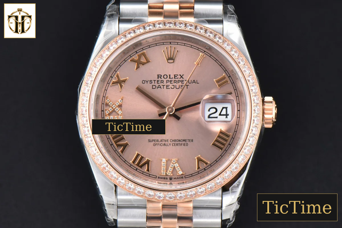 DateJust 126231 36mm VSF RG/SS Diamond RG Dial Diamond Roma Marker Jubilee Bracelet VS3235 — foto 2