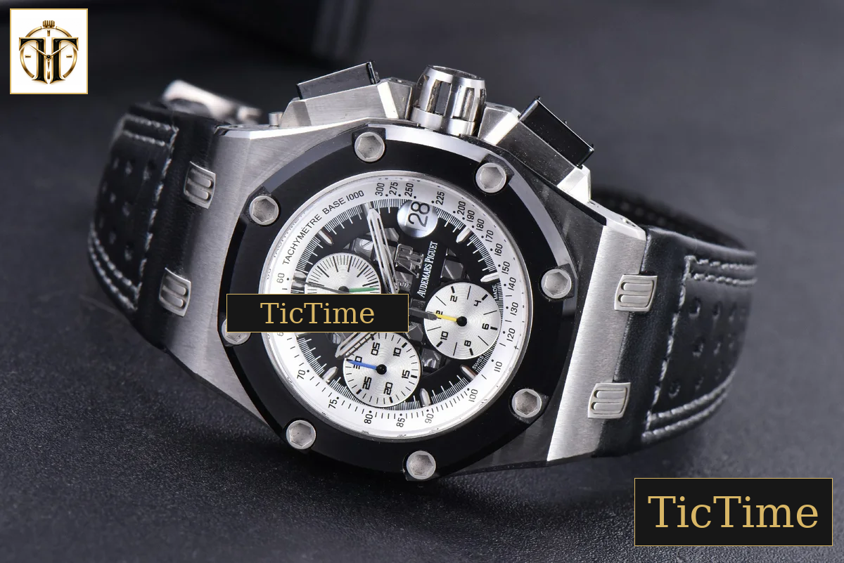 Royal Oak Offshore Ruben Barrichello II 44mm JF Skeleton Dial Black Leather Strap V2 A3126 — foto 19