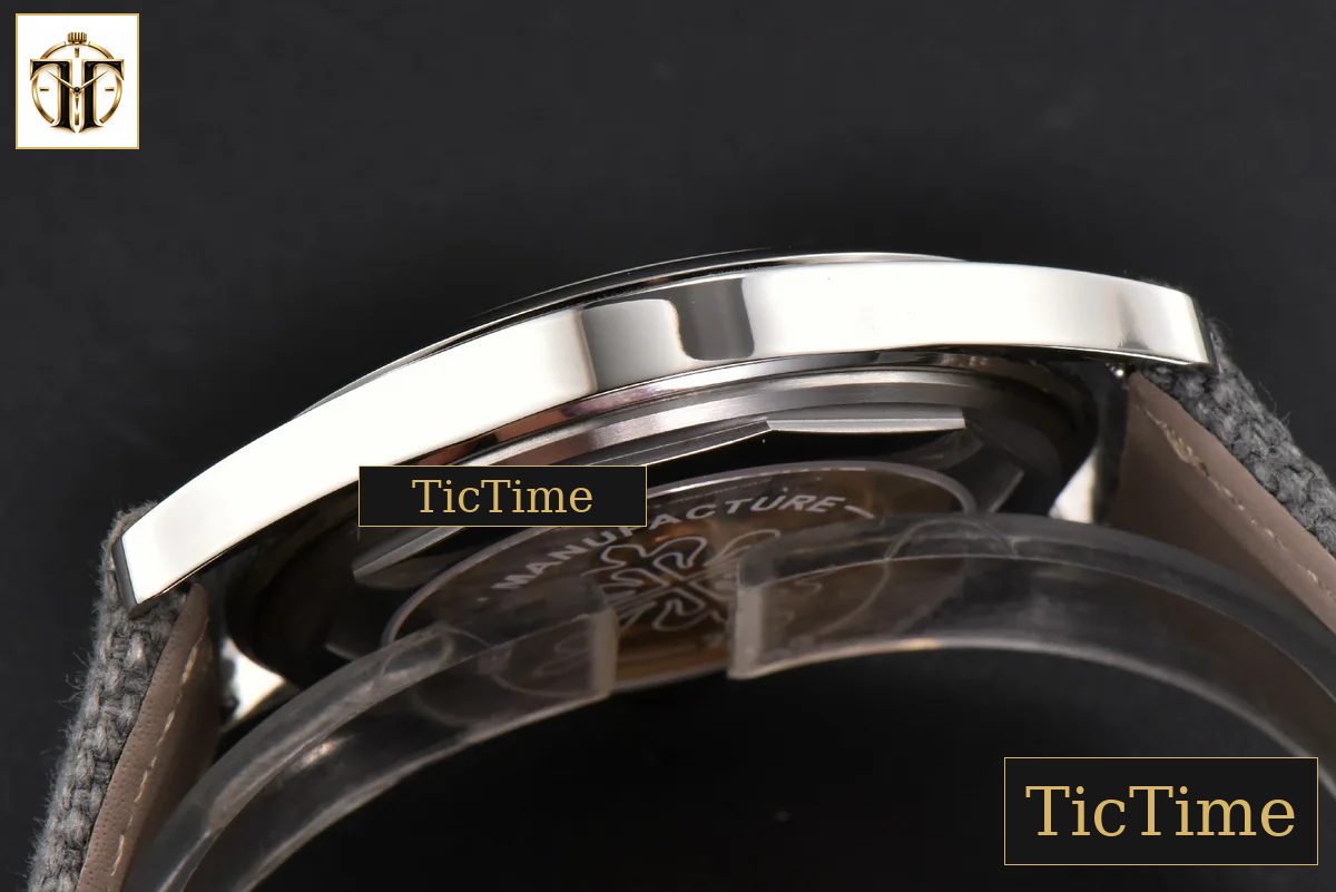 Calatrava 6007 40mm PPF Grey Blue Dial Gray Nylon Strap 324CS — foto 15