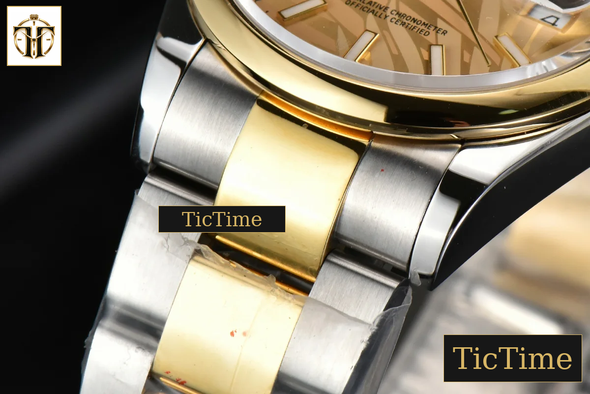 DateJust 36mm BPF YG/SS Smooth YG Palm Dial Oyster Bracelet A2824 — foto 10