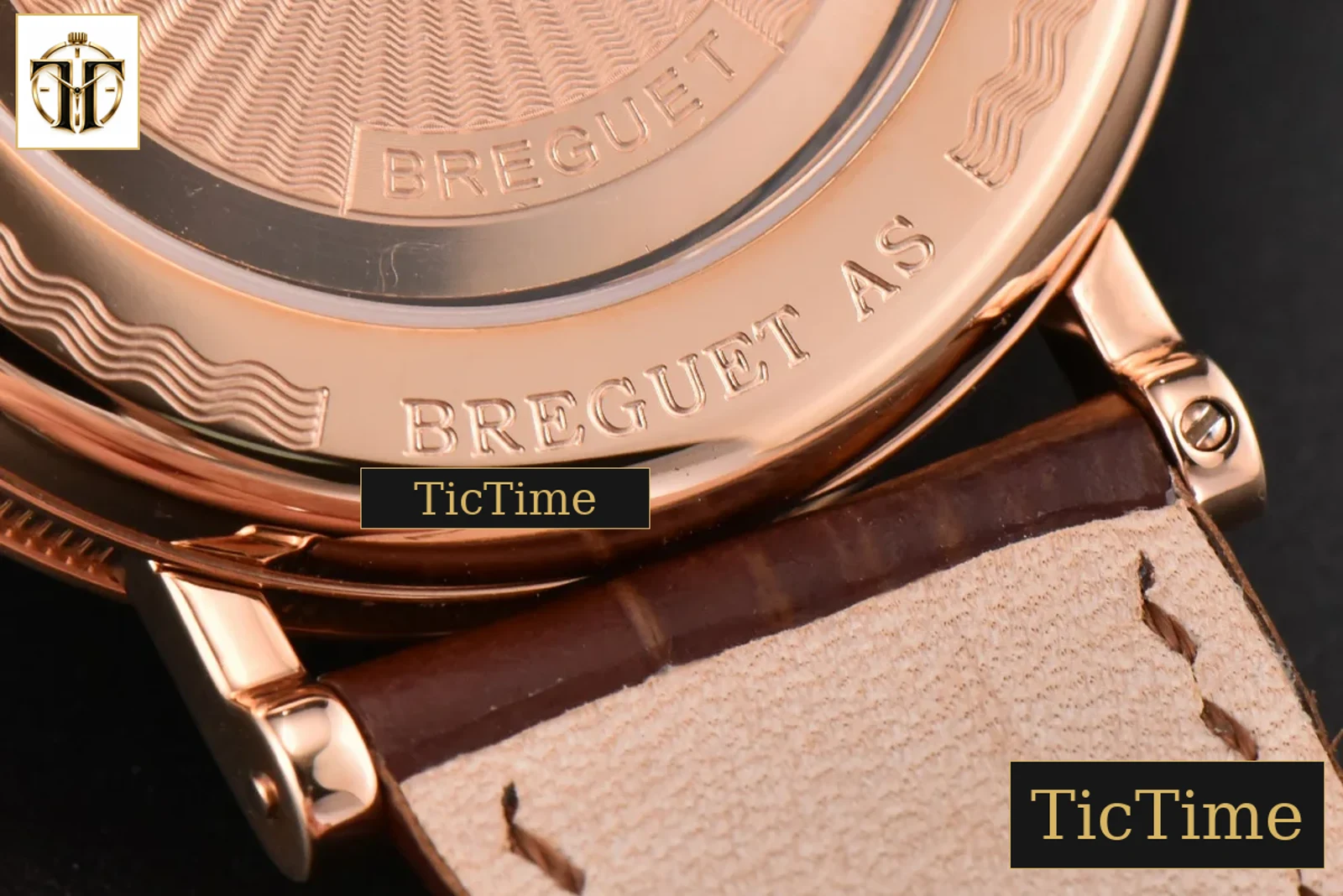 Classique 5177 38mm LTF RG White Dots Dial Roma Marker Brown Leather Strap MY9015 — foto 23
