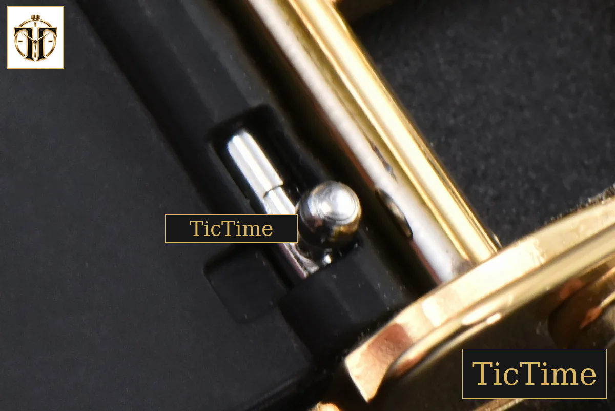 Santos de Cartier XL 40mm AF YG White Dial Black Rubber Strap Miyota 9015 — foto 28