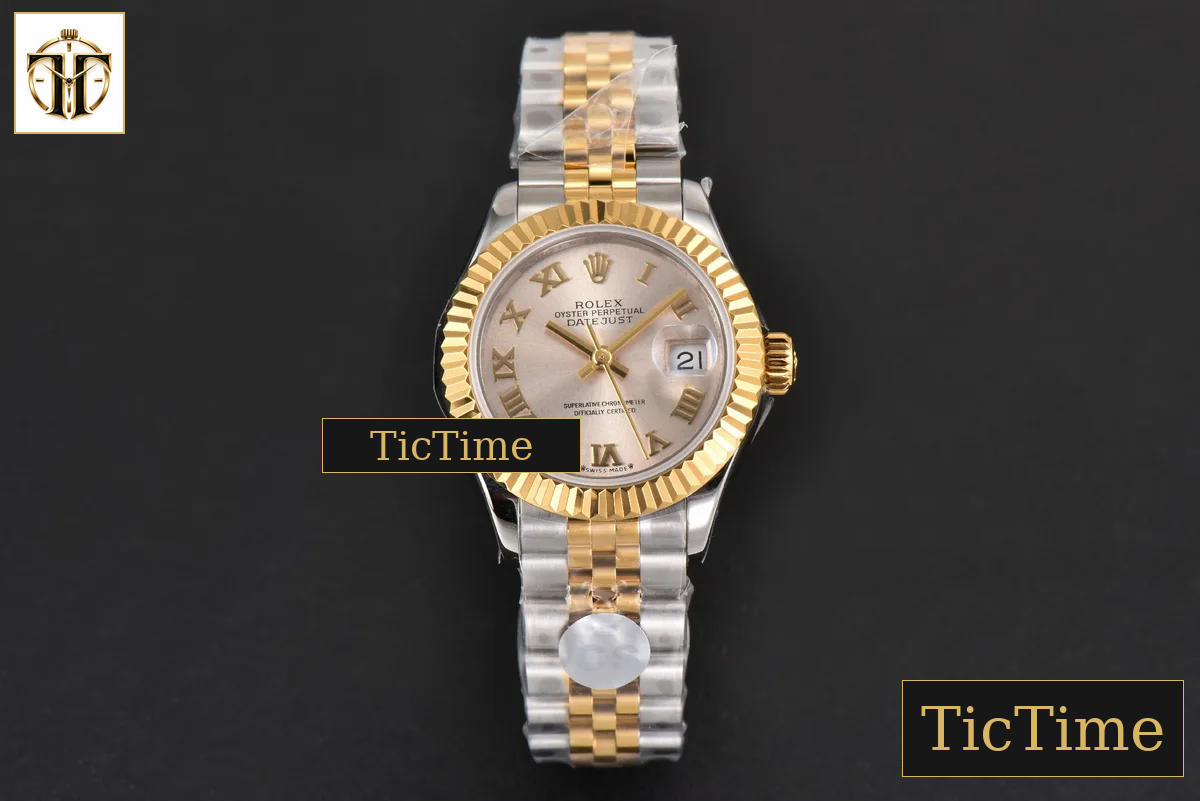 DateJust Ladies 28mm WF YG/SS Silver Dial Roma Marker Jubilee Bracelet A2236 — foto 3