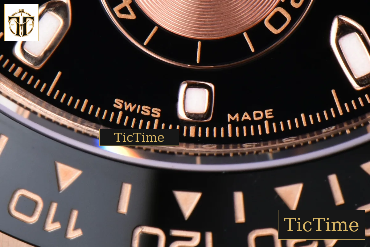 Daytona 116515 APSF RG Black Dial Ceramic Bezel Lume Marker Oysterflex Strap Tungsten Version SH4130 — foto 10