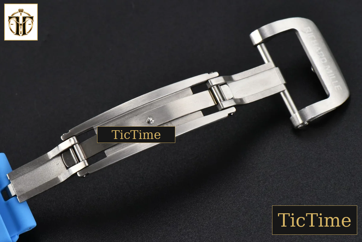 Transparent Case Tourbillon RM053-02 44.5mm JBF Ice Blue Rubber Strap — foto 14