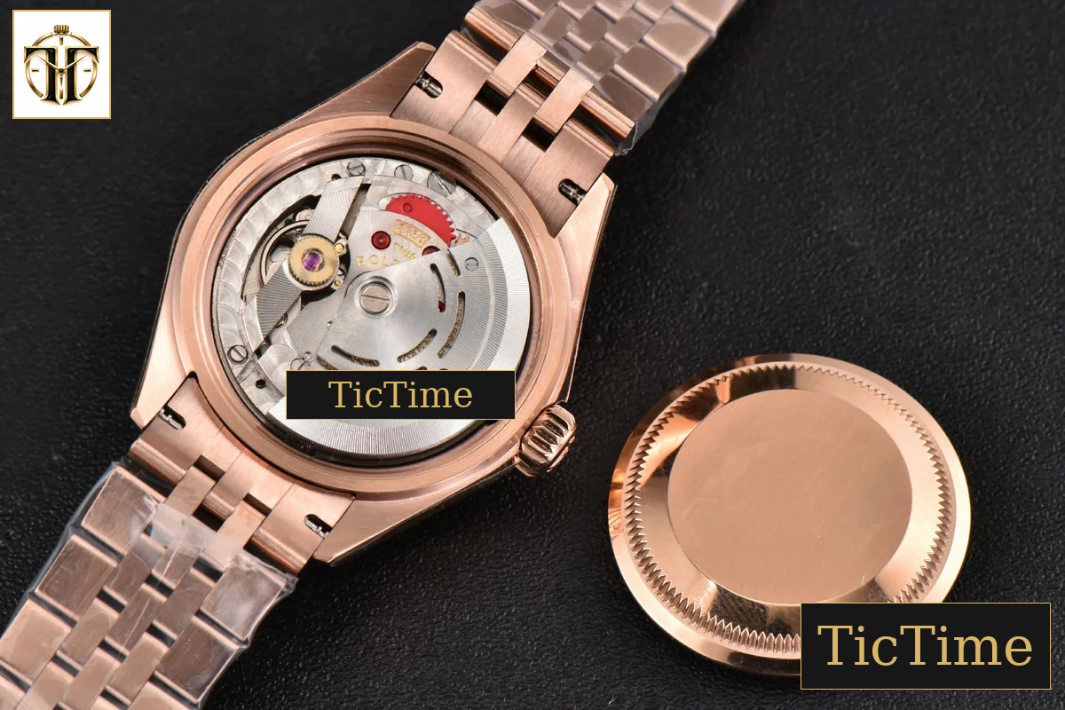 DateJust Ladies 28mm WF RG Diamond White Dial Roma Marker Jubilee Bracelet A2236 — foto 21