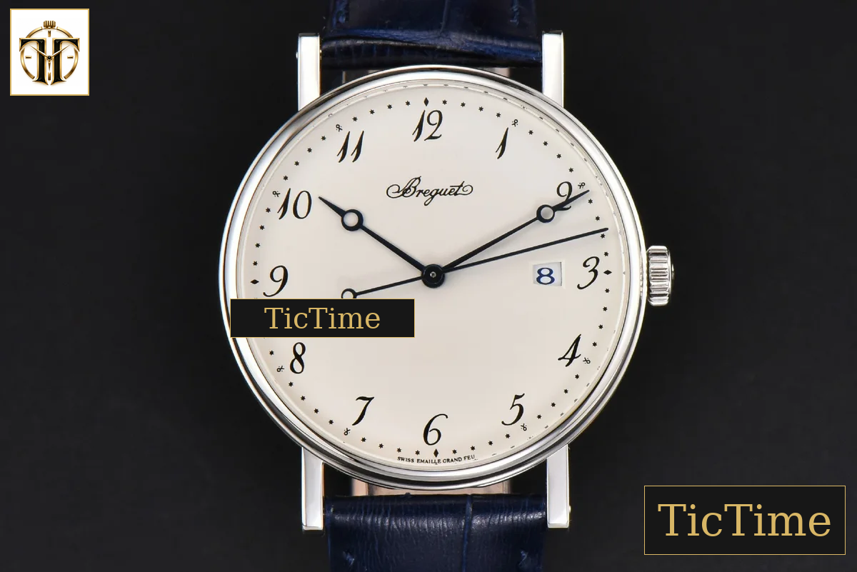 Classique 5177 38mm LTF White Dial Digital Marker Blue Leather Strap MY9015 — foto 2