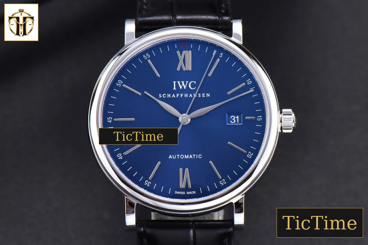 Portofino ‘150 Years’ 40mm V7F Blue Dial ‘Red 60’ Black Leather Strap / A2892 — foto 5