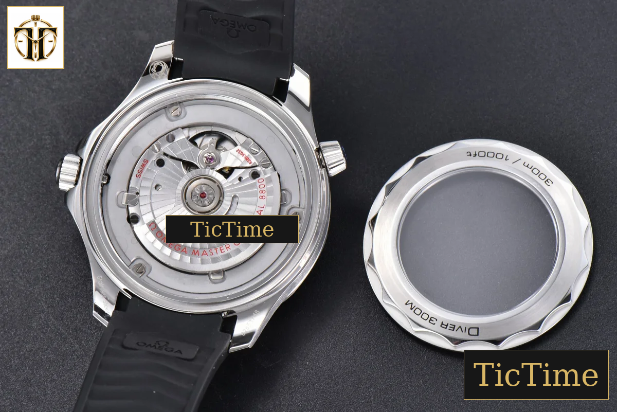 Seamaster Diver 300M 42mm ZF Black Ceramic Black Dial Black Rubber Strap A8800 — foto 20