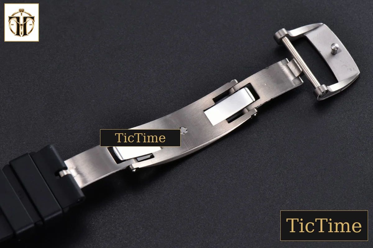 NTPT RM055 43mm ZF Black Bezel Black Crown Black Rubber Strap V6 RMUL2 — foto 33