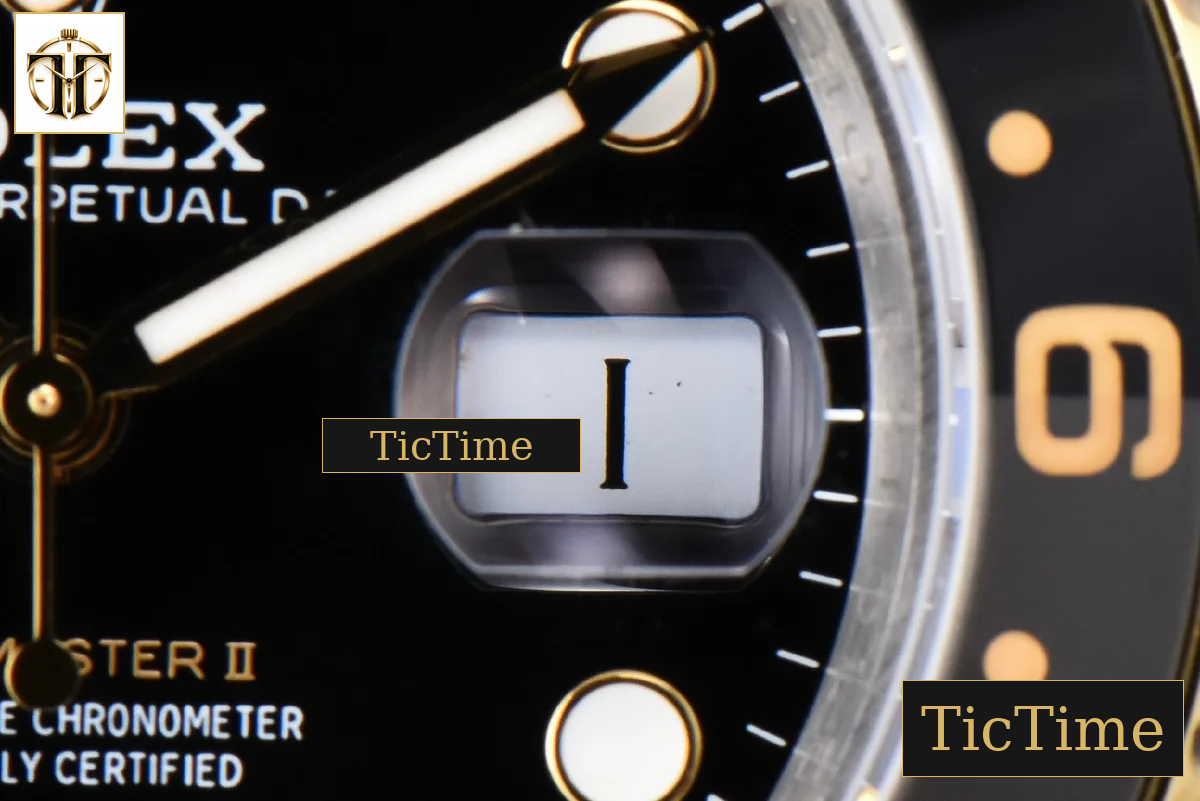 GMT Master II 904L 126713 40mm GMF YG/SS Black/Gray Bezel Black Dial Jubilee Bracelet SH3285 — foto 10