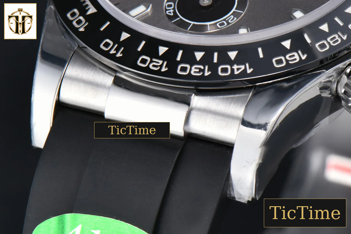 Daytona 116519 40mm APSF SS Gray Dial Ceramic Bezel Lume Marker Oysterflex Strap Tungsten Version SH4130 — foto 11