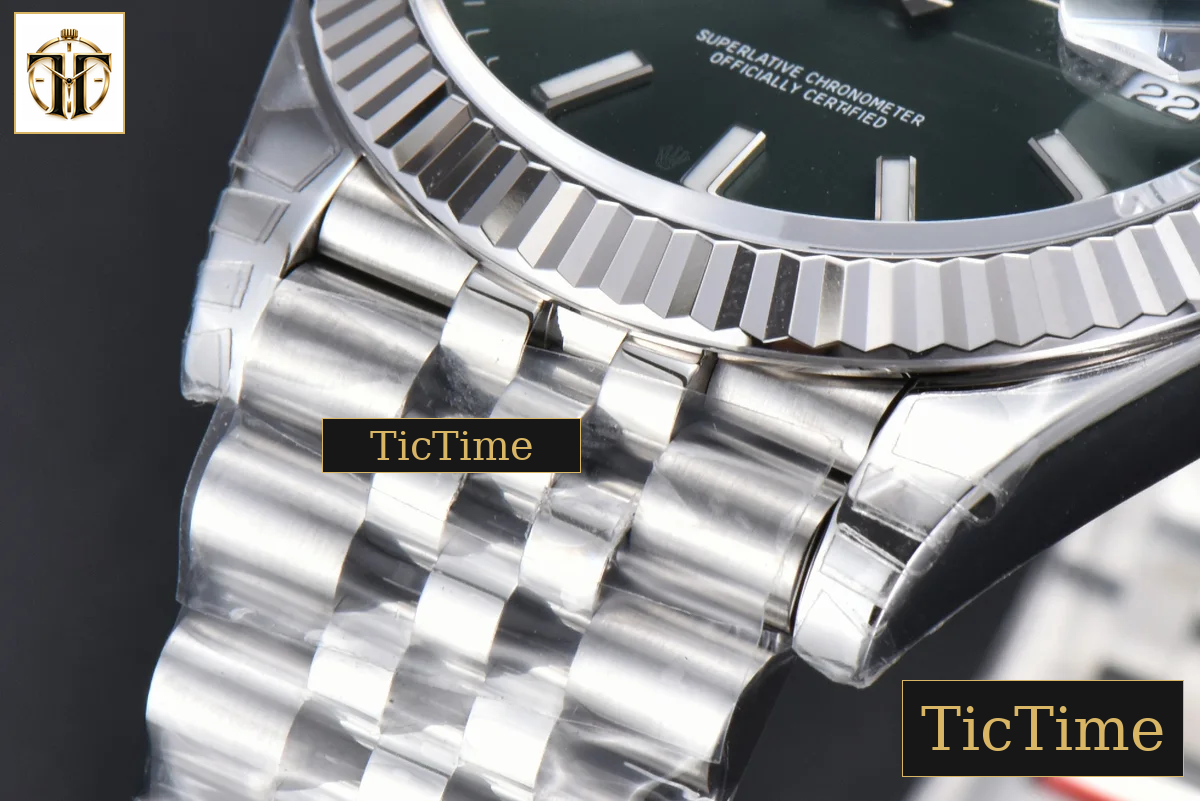 DateJust 904L Mint 126334 41mm VSF Green Dial Jubilee Bracelet VS3235 — foto 10