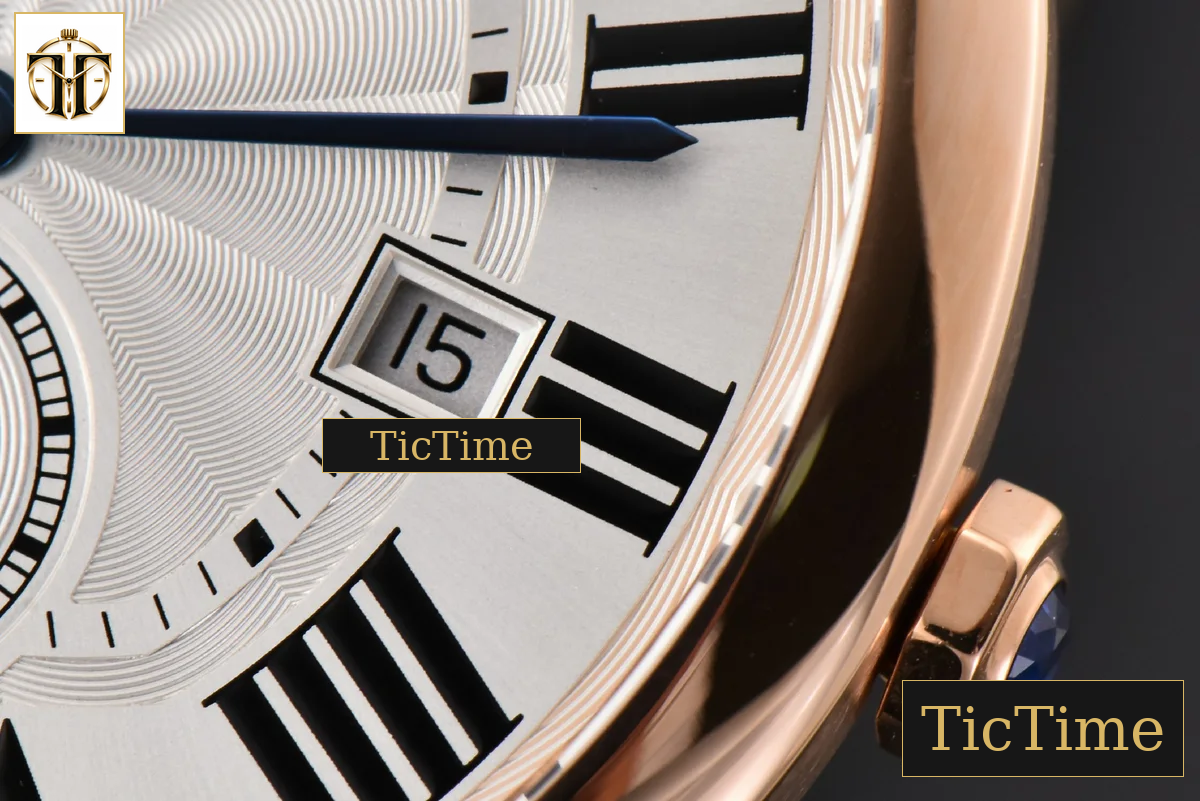Drive De Cartier 40mm APSF RG White Dial Brown Leather Strap A23J — foto 10