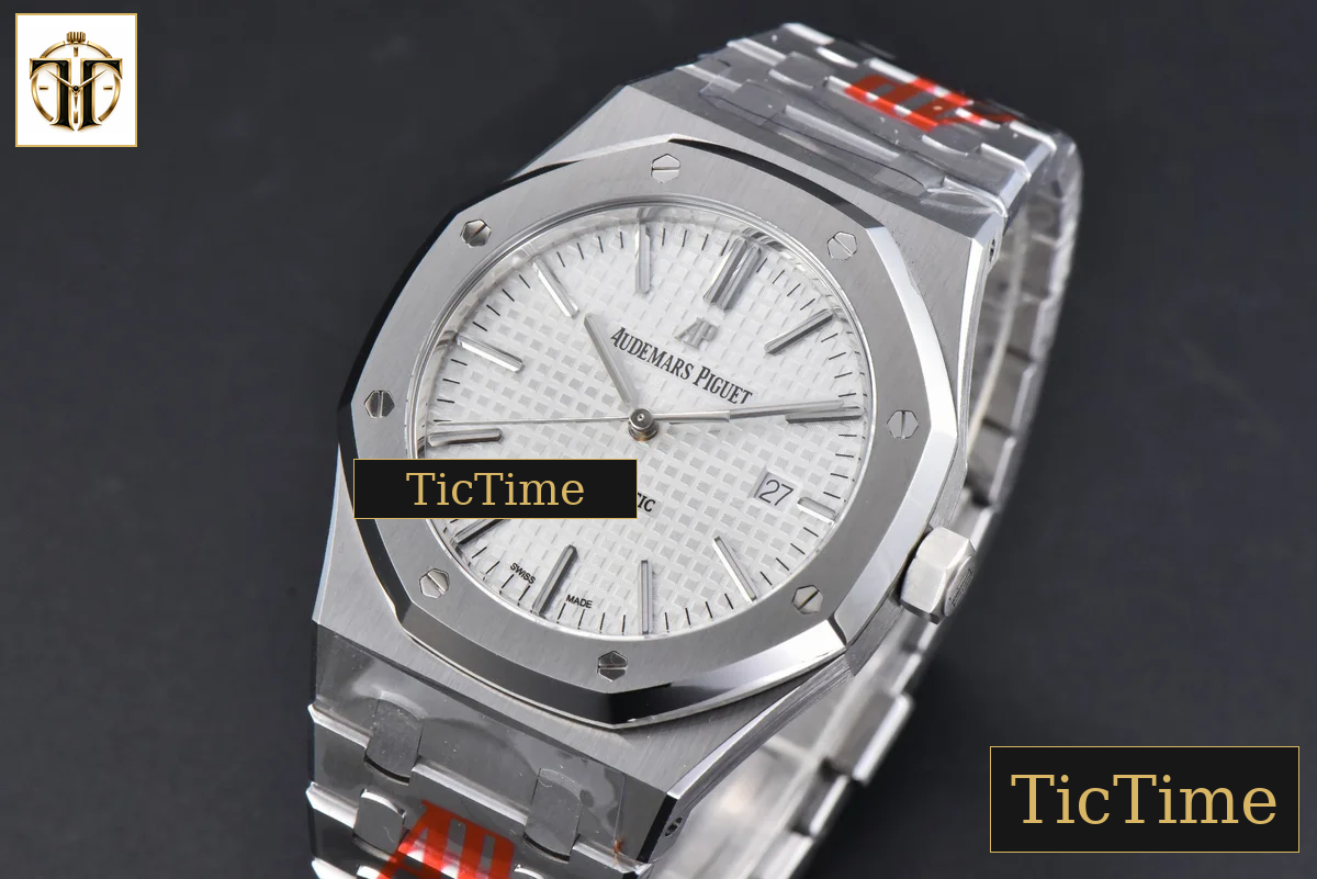 Royal Oak 15400 41mm ORF White Textured Dial SS Bracelet A3120 — foto 5