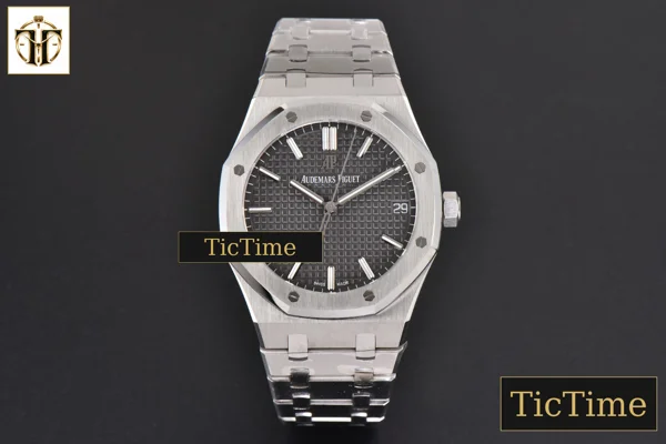 Foto frontal — Royal Oak 15500 41mm APSF Gray Textured Dial SS Bracelet V2 A4302