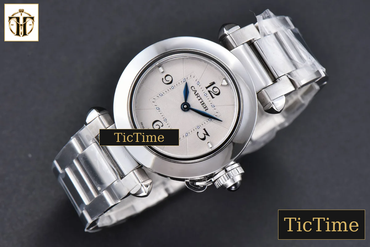 Pasha Ladies 30mm AF White Dial SS Bracelet Jap Quartz — foto 4