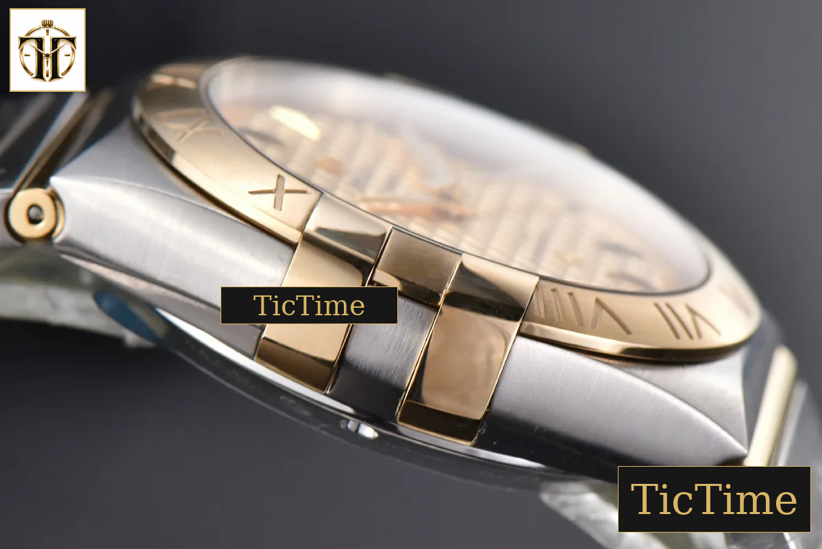 Constellation 38mm VSF YG/SS Gold Textured Dial YG/SS Bracelet A8500 — foto 12