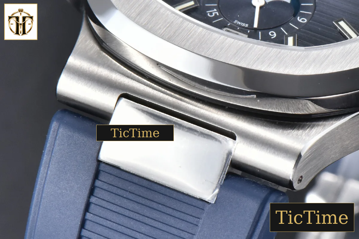 Nautilus Full Function 5726 40.5mm PPF Blue Dial Blue Rubber Strap A324 — foto 10