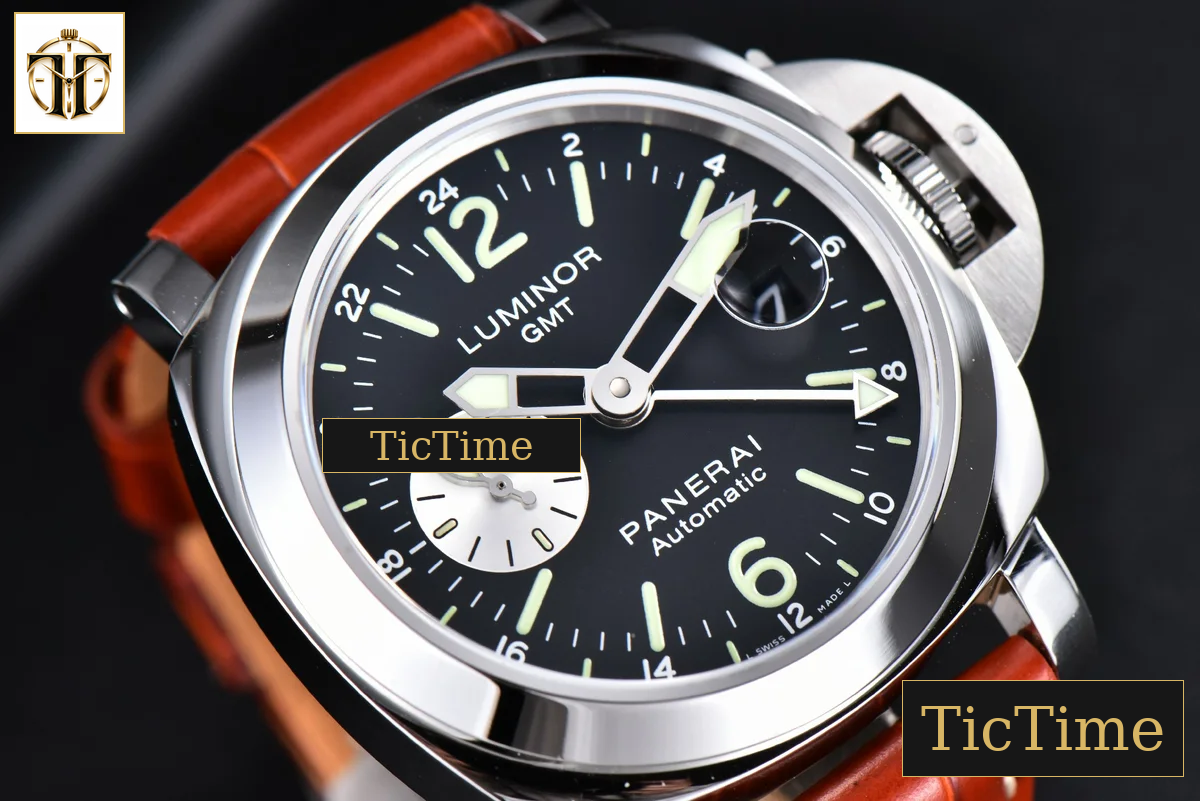 GMT PAM088 44mm VSF Black Dial Brown Leather Strap P9001 — foto 11