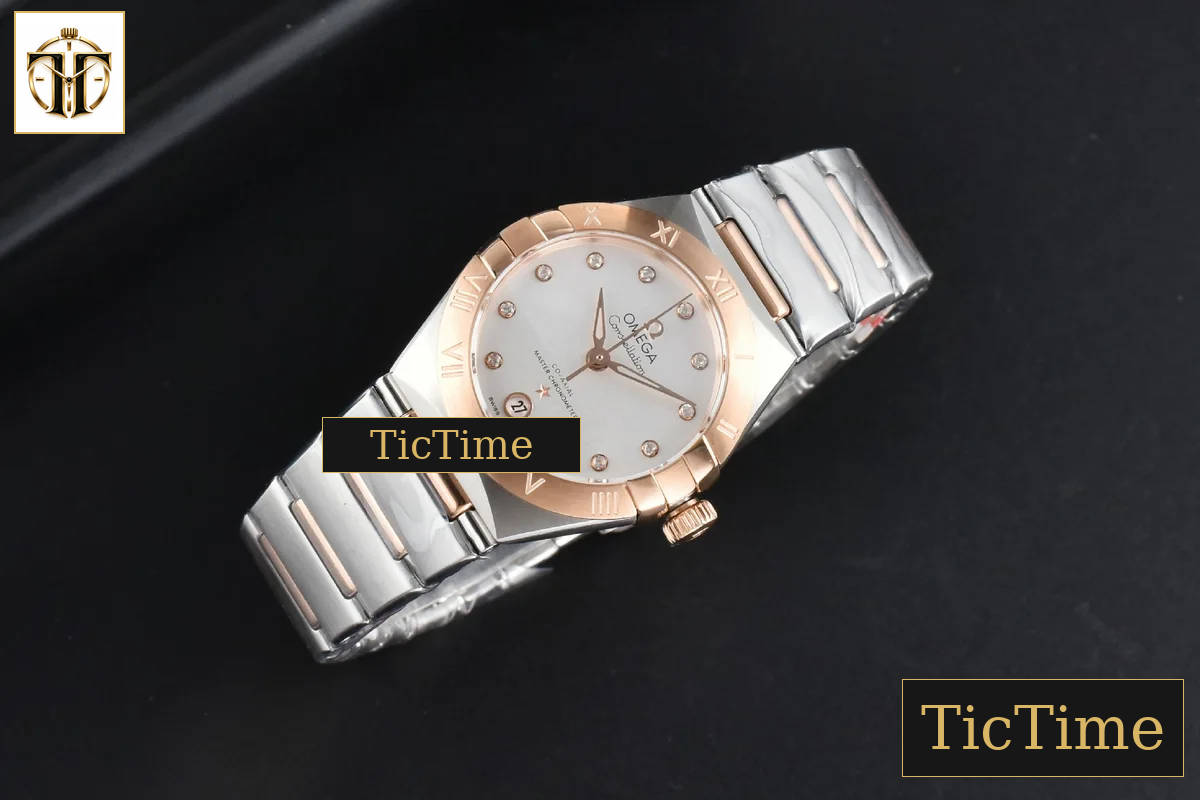 Constellation 29mm TWSF RG White Dial RG/SS Bracelet A8700 — foto 12
